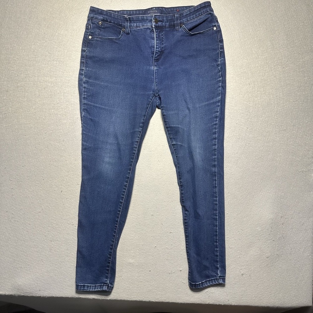 Talbots Women's Blue Flawless Five-Pocket Denim Jeggings Jeans Size 12P